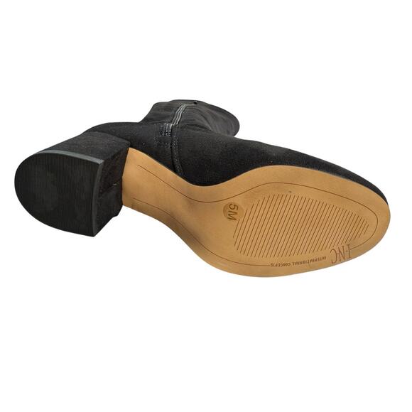 INC International Concepts Women's Size 5 Roann Knee High Boots Black Suede NWB - Picture 12 of 14